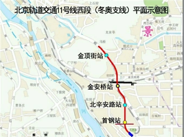 北京地铁4号线线路图（北京南北地铁线路图）