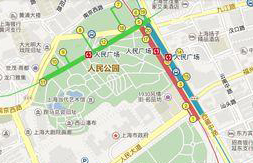 地铁1号线人民广场站出口示意图（地铁1号线出口）