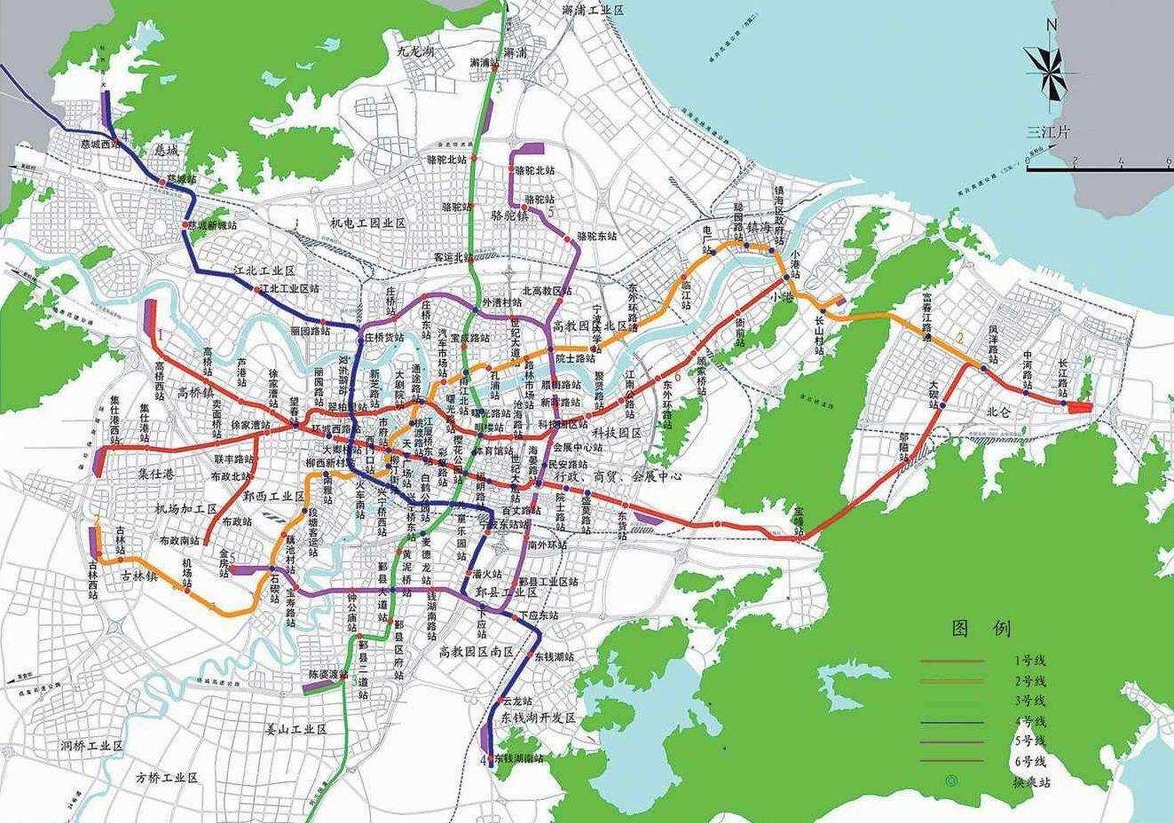 宁波地铁六号线线路图（宁波地铁线路图是真的）