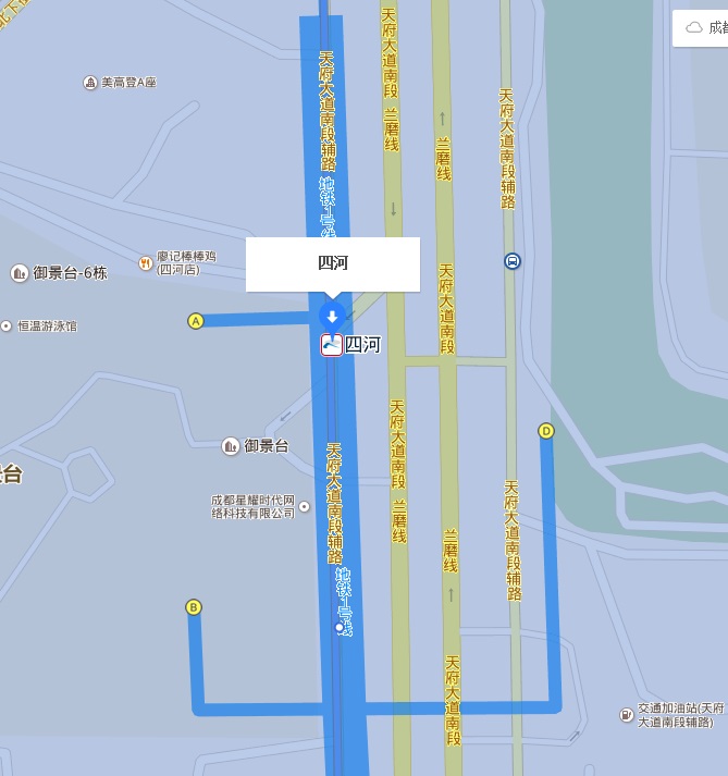 从四河地铁坐几号线到成都城北客运站（四河附近的地铁站）