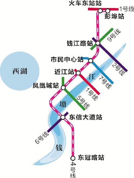 杭州地铁4号线的站点介绍（杭州市地铁4号线图）