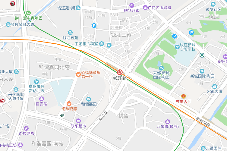 杭州地铁二号线详细线路（杭卅地铁线路图）