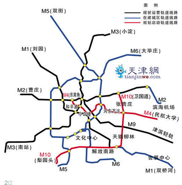 天津地铁共几条线路线都是什么（天津地铁全运专线）