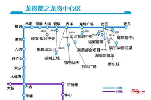 深圳宝安到龙岗地铁线路图（深圳地铁到龙岗）