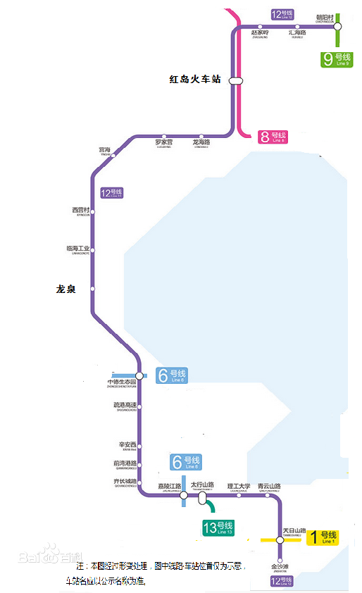 青岛地铁12号线规划的龙泉站在哪（龙泉新地铁规划图）