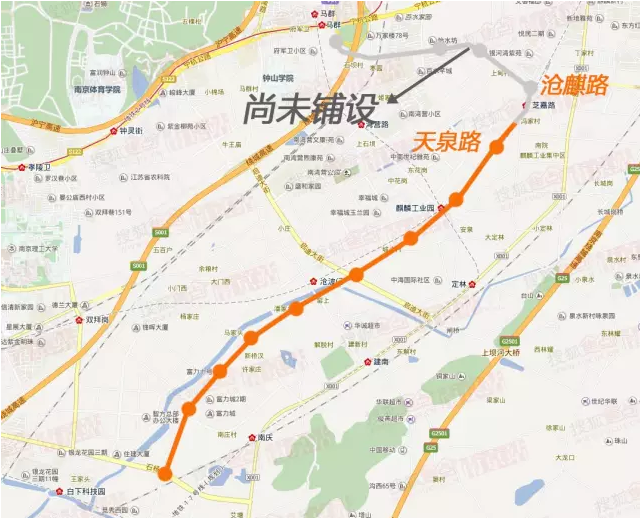 南京地铁8号线麒麟站靠近哪些小区（南京地铁规划麒麟工业园站）