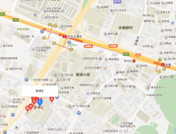 从广州地铁永泰站哪个出口出来乘126公交车去石井（广州永泰地铁口出口）