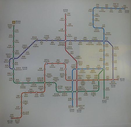 深圳地铁有几路线（深圳地铁三期工程）