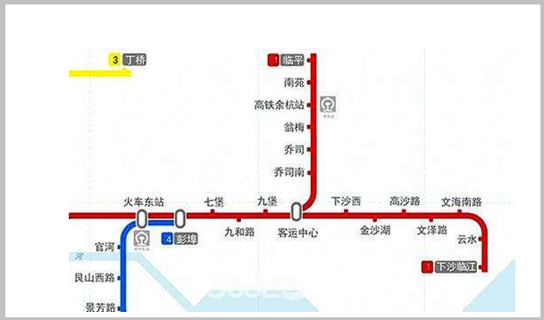 杭州地铁1号线到客运中心的路线怎么分成两条了是不是有两辆地铁给我们选择的（杭州地铁1号线的拥挤程度）