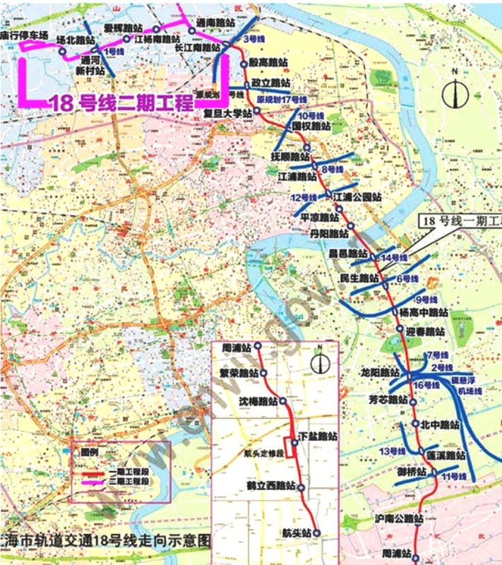 上海地铁18号线线路图（成都18号线地铁线路图最新版）
