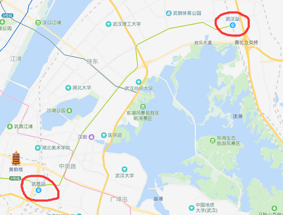武汉高铁站坐地铁坐到武昌火车站需要多久（武汉站地铁到武昌站要多长时间）