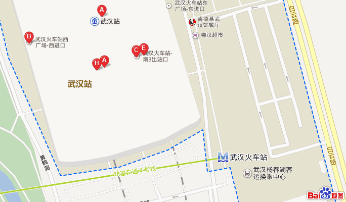 武汉火车站从哪个出口出来可以直接坐地铁（武汉火车站地铁站在哪里）